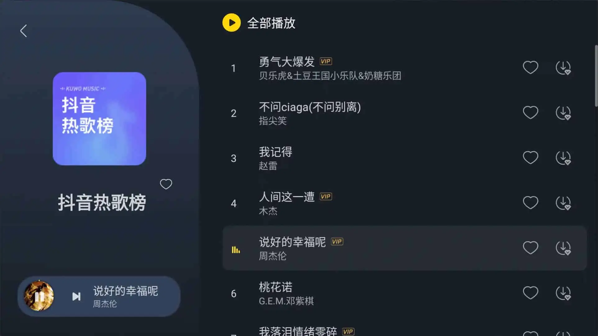 酷我音樂車機(jī)版APP v6.9.9.21 破解永久VIP會(huì)員版
