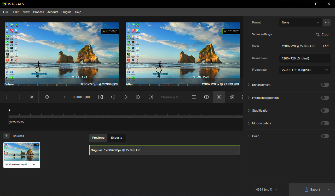 AI視頻修復(fù)軟件 | Topaz Video AI v7.1.4 英文便攜版