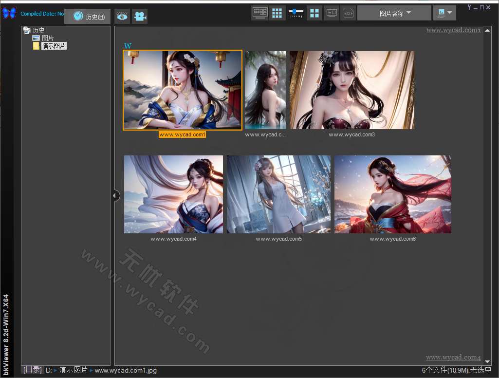 bkViewer小巧精悍數(shù)碼照片瀏覽器 v8.2d 中文綠色版