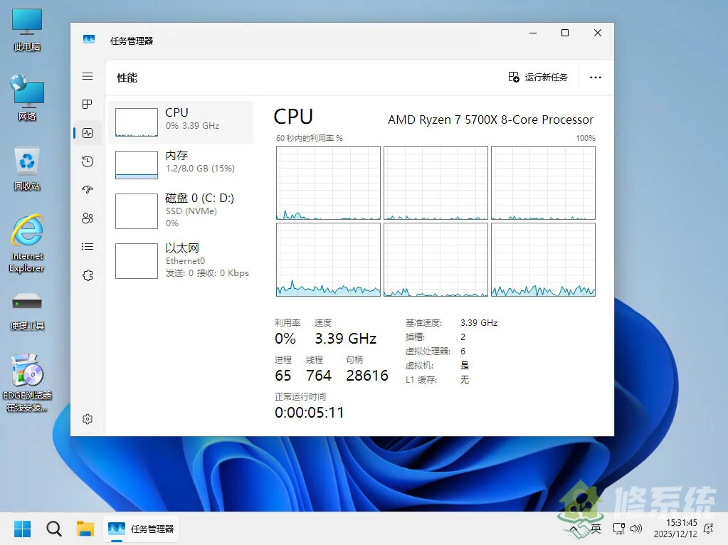 小修 Windows 11 26H1 Pro 28000.1340 輕度精簡 嘗鮮版[1.76G](20251212)
