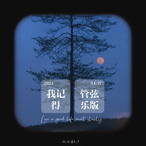 我记得(管弦乐版)-你在暮色中