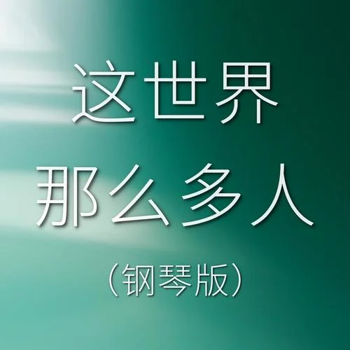 这世界那么多人(钢琴版)-Jesse T