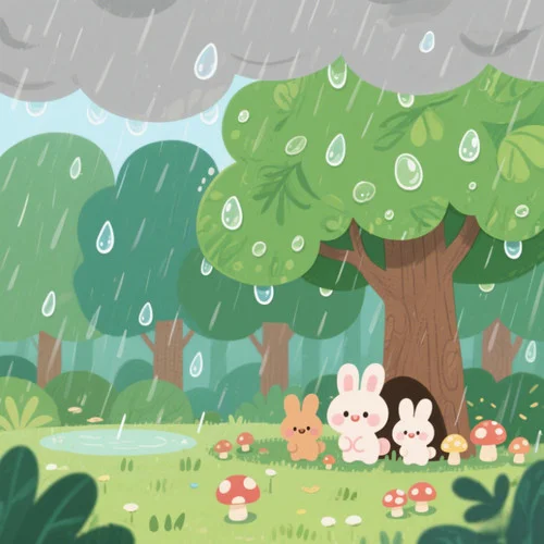 小雨滴滴答-寶寶困了