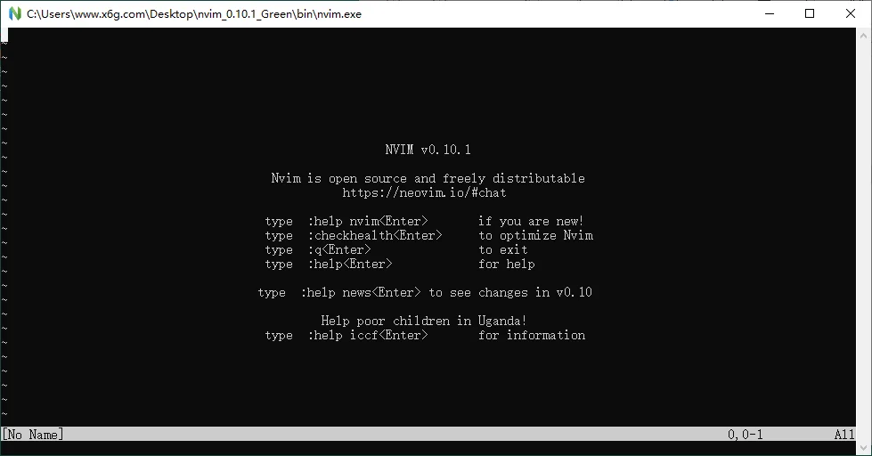 Neovim文本編輯器v0.11.4綠色版