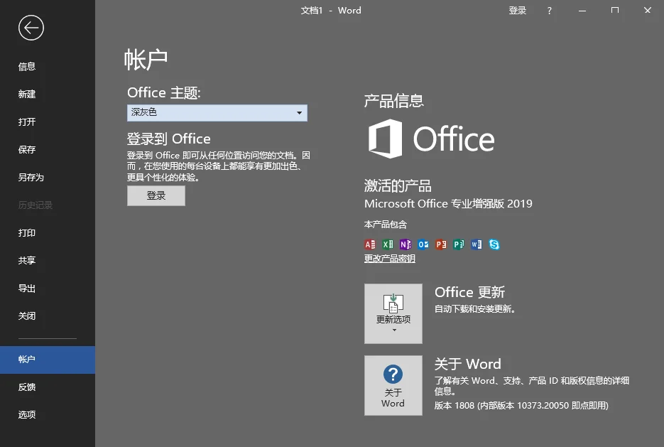 微软Office 2019 25年9月授权版
