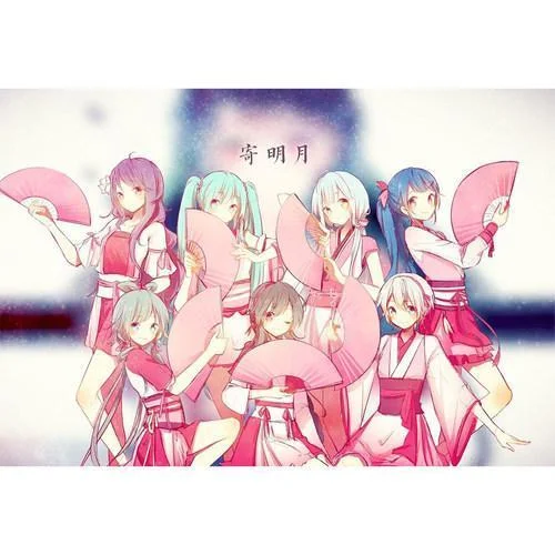 寄明月-溱綾西陌&初音ミク&星塵&樂正綾&洛天依&言和&心華