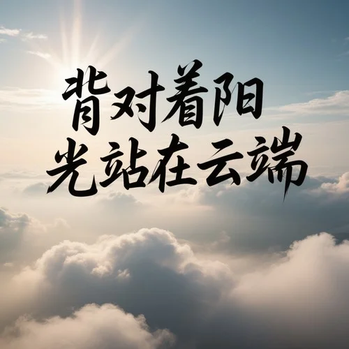 背對著陽光站在云端-蘭蘭