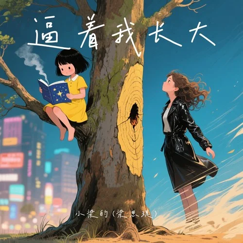 逼著我長大(DJEva版)-小梁的(梁思琪)