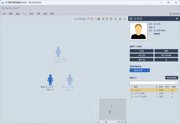 族谱制作工具My Family Tree v16.0.0.0绿色版
