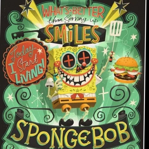 我和比奇堡的朋友们-热水澡