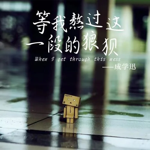 等我熬過(guò)這一段的狼狽-成學(xué)迅