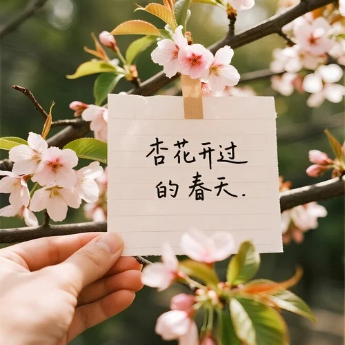 杏花開(kāi)過(guò)的春天-蔣蕙林