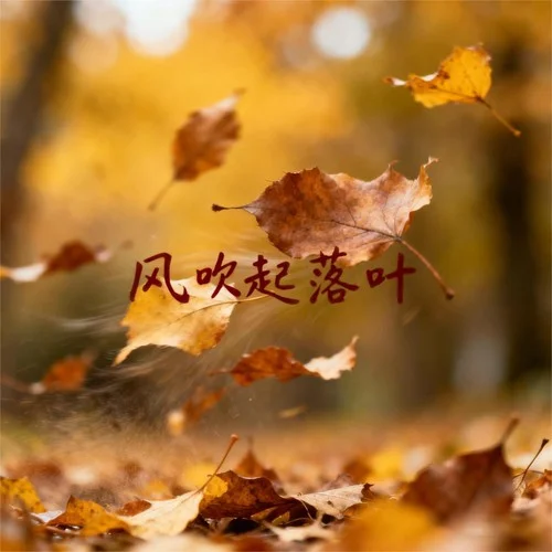 风吹起落叶(女声版)-刘一馨