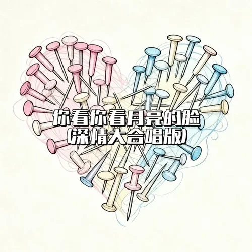 你看你看月亮的脸 (（深情大合唱版）)-大头针AI