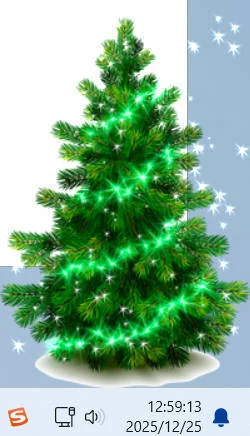 给你发圣诞树了 桌面小挂件