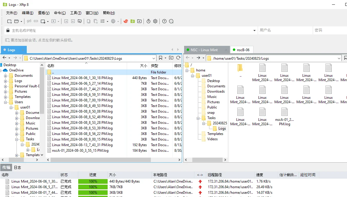 Ftp軟件 | NetSarang Xftp v8.0.0095 中文綠色版