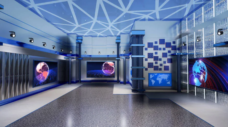 虛擬演播廳綠幕背景素材