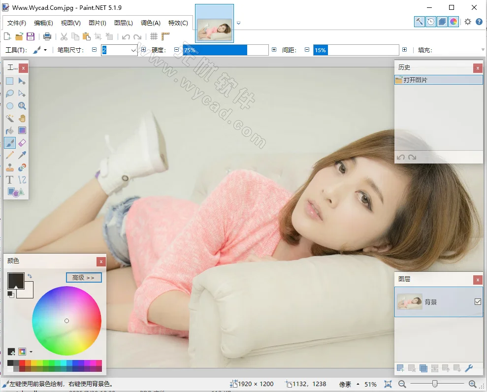 圖像和照片處理軟件 | Paint.NET v5.1.12 中文綠色版