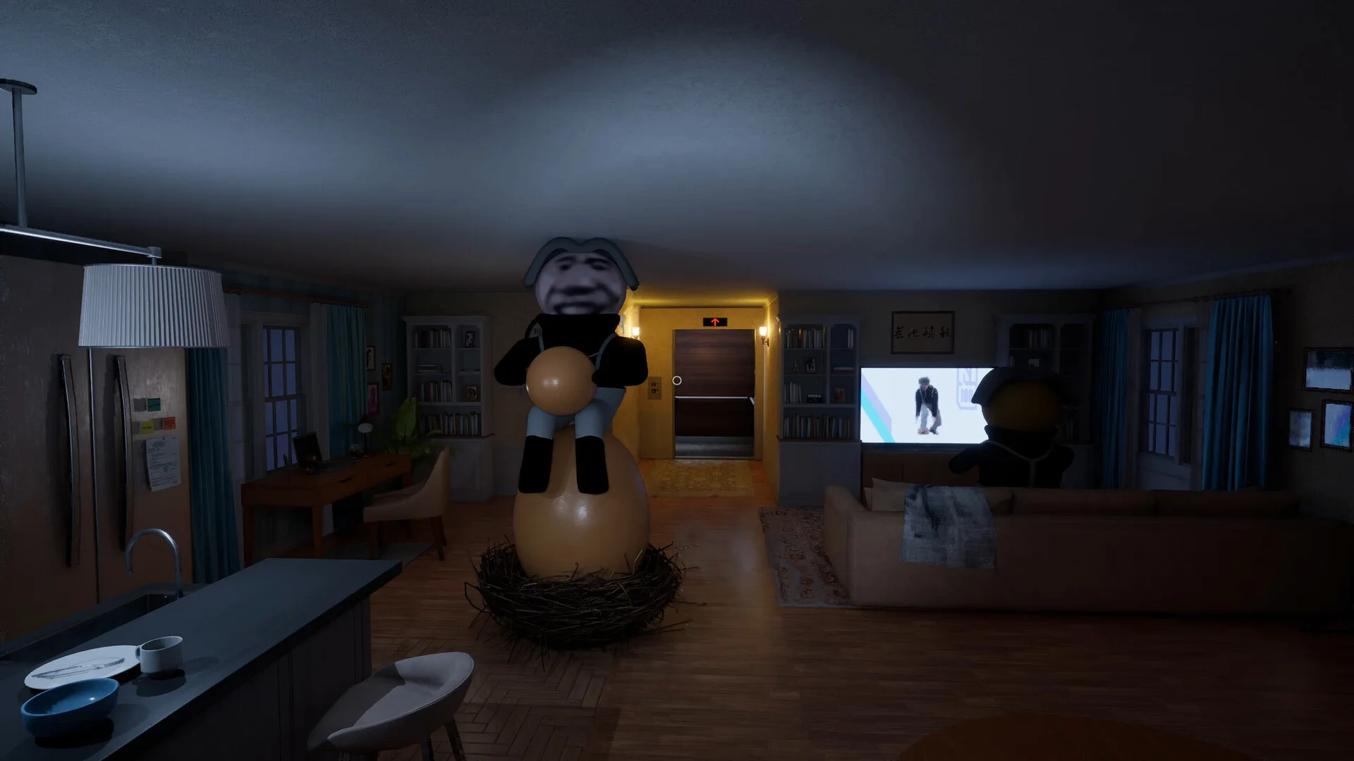 《坤坤的雞窩》中文版