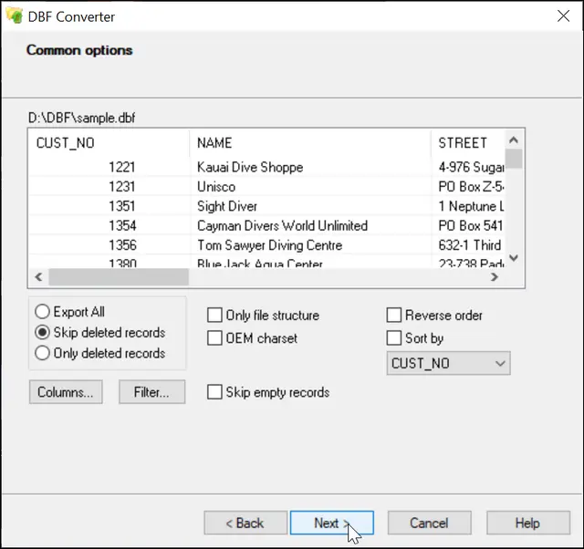 DBF文件转换工具 | DBF Converter v7.87 绿色版截图2