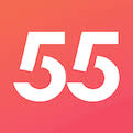 55海淘网网站logo
