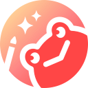 绘蛙的网站logo
