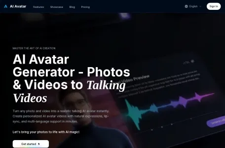 AI Avatar Generator的网站截图