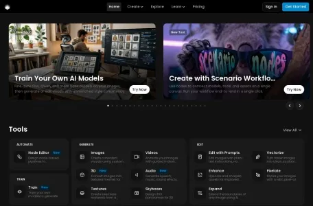 scenario的网站截图