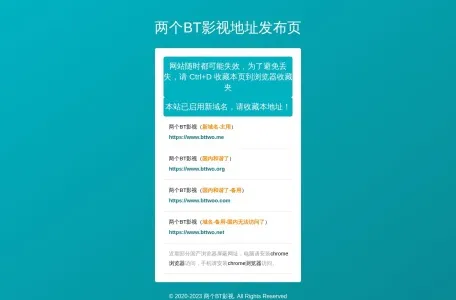 两个BT的网站截图