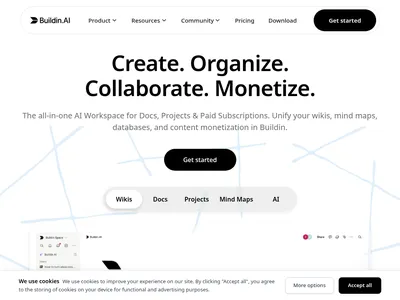 Buildin.AI的网站截图