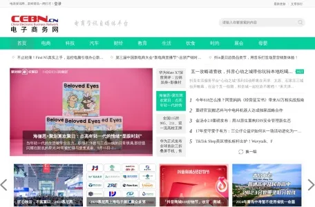中国电子商务网的网站截图