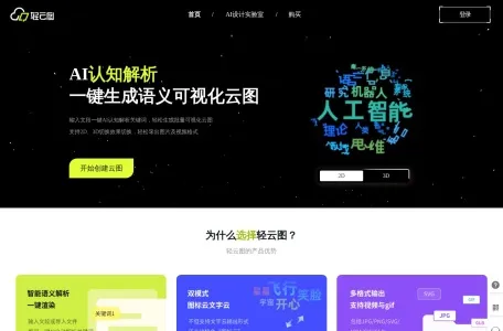 轻云图的网站截图