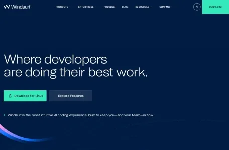 Windsurf的网站截图