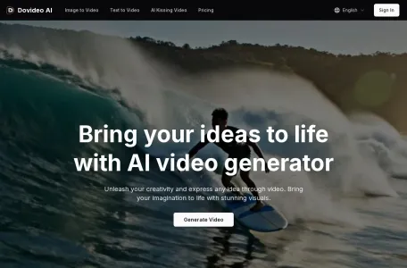 Dovideo AI的网站截图