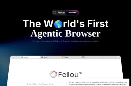 Fellou的网站截图