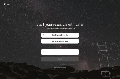 Liner的网站截图