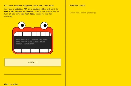 Gobble Bot的网站截图