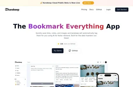 Hoarder的网站截图