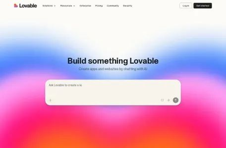 Lovable的网站截图