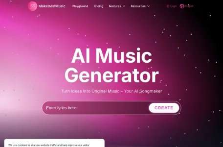 MakeBestMusic的网站截图