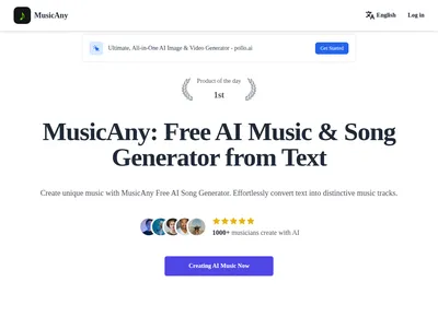 MusicAny的网站截图