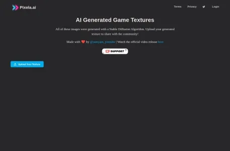 Pixela AI的网站截图