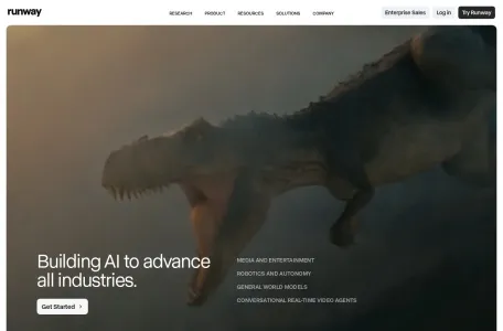 Runway Green Screen的网站截图