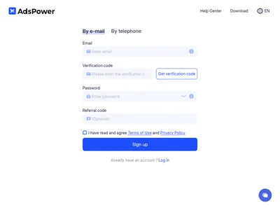 AdsPower的网站截图