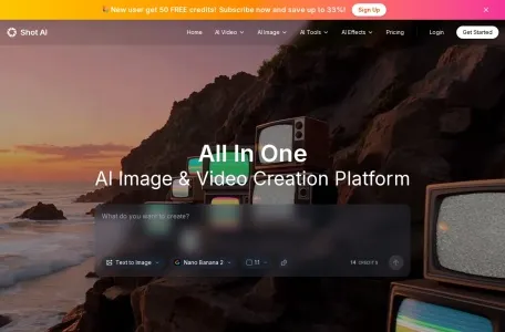 ShotAI的网站截图