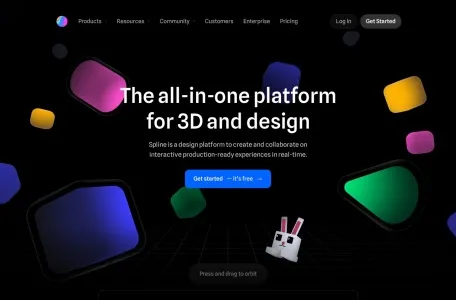 Spline AI的网站截图