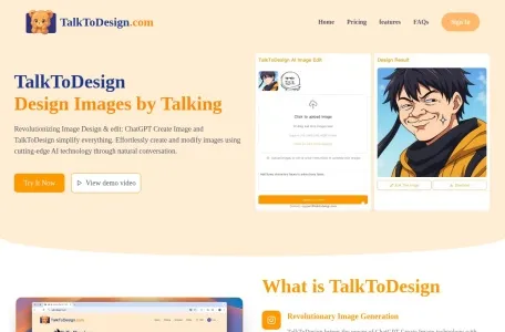 TalkToDesign的网站截图
