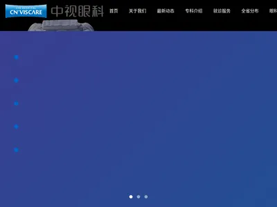 北京中视视觉健康管理的网站截图