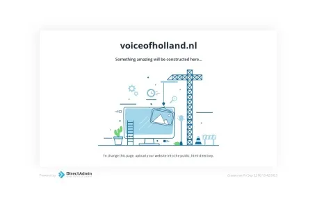 荷兰好声音的网站截图