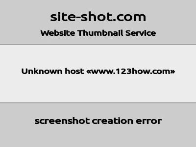 123HOW的网站截图